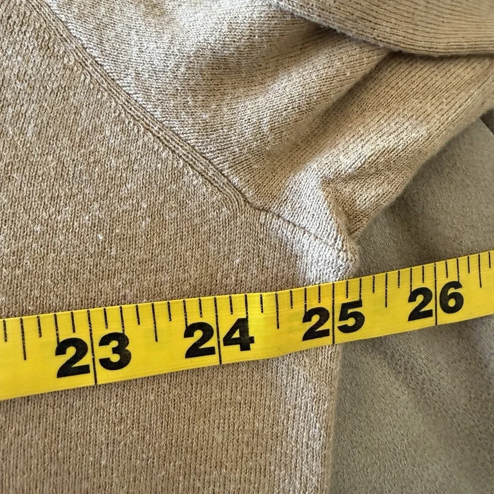 Vintage Polo Ralph Lauren Sweater Men's 2XL Tan 100% Pima Cotton V-Neck Preppy